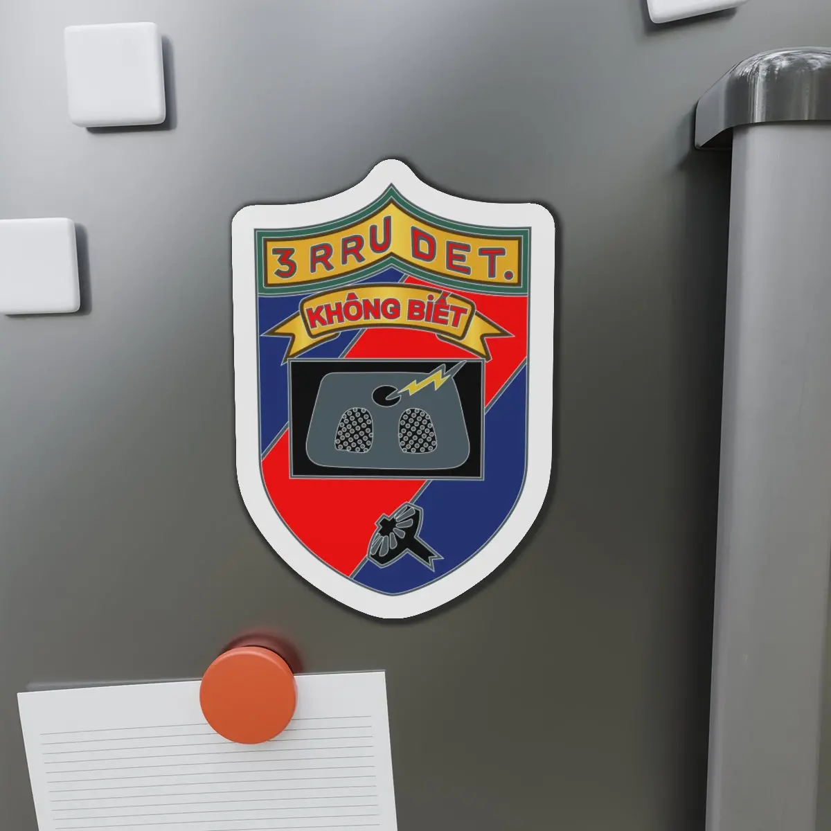 Die-Cut Magnets - Army - 3Rd Radio Research Unit (Rru)  Wo Txt 1