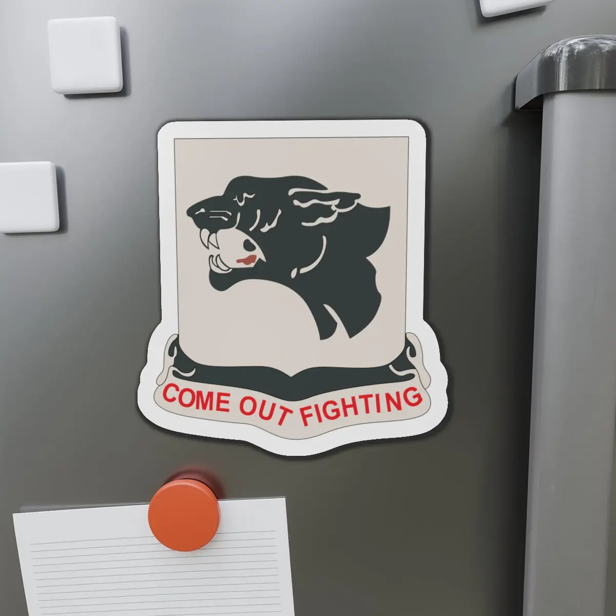 Die-Cut Magnets -Ssi -Army - 761St Tank Battalion - Black Panthers Wo Txt X 300 1