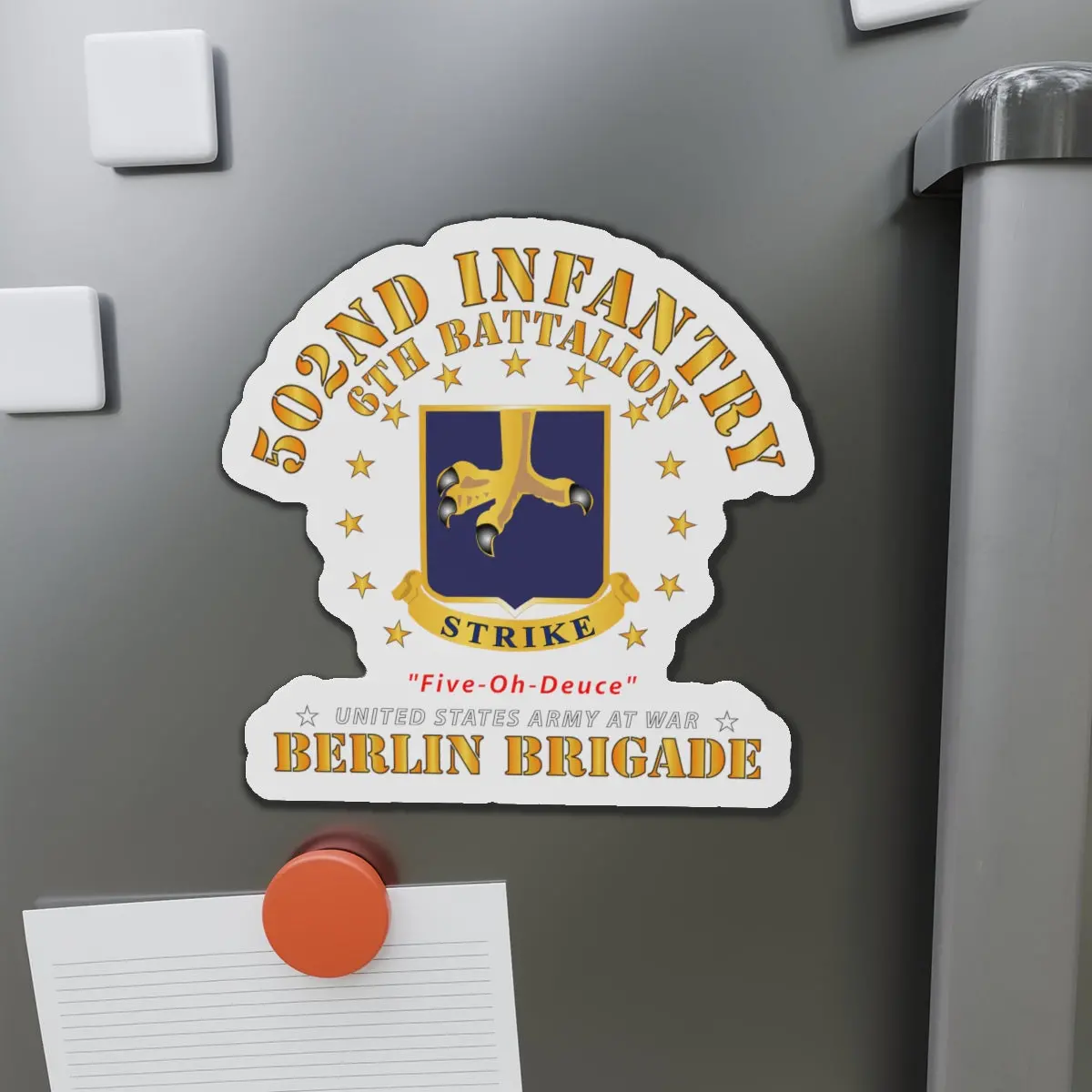 Die-Cut Magnets - 6Th Battalion 502Nd Infantry - Berlin Brigade X 300 1