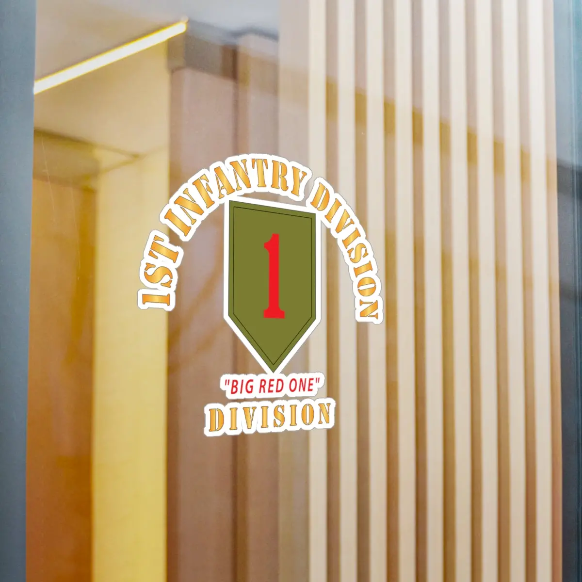 Kiss-Cut Vinyl Decals - Ssi - 1St Infantry Division - Big Red One X 300 1