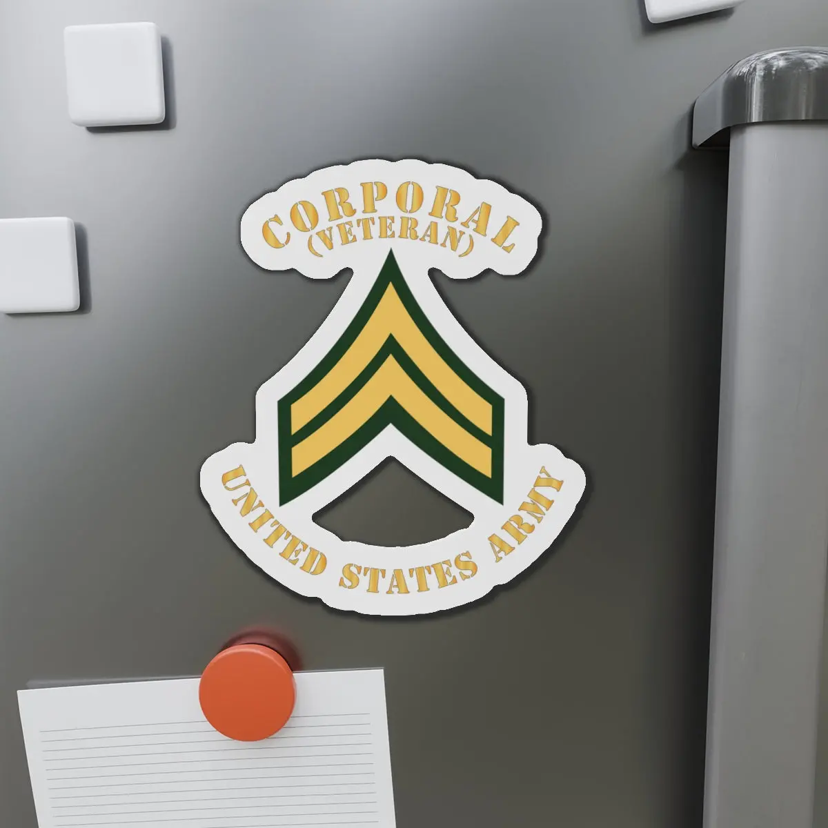 Die-Cut Magnets -Ssi -Army - Corporal - Cpl - Veteran - Flat X 300 1