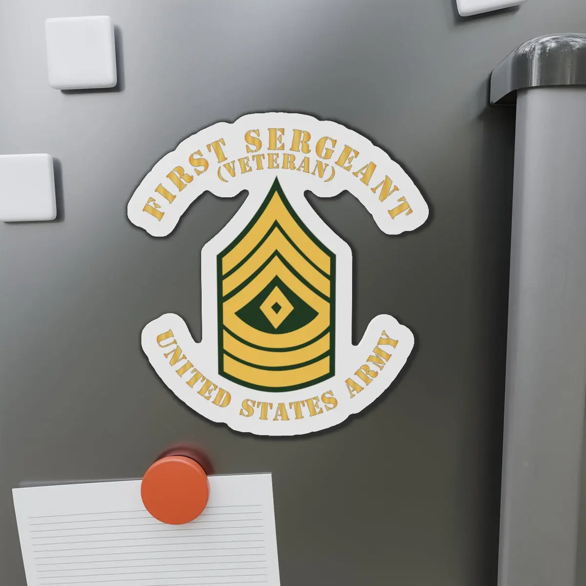 Die-Cut Magnets -Ssi -Army - First Sergeant - 1Sg - Veteran - Flat X 300 1