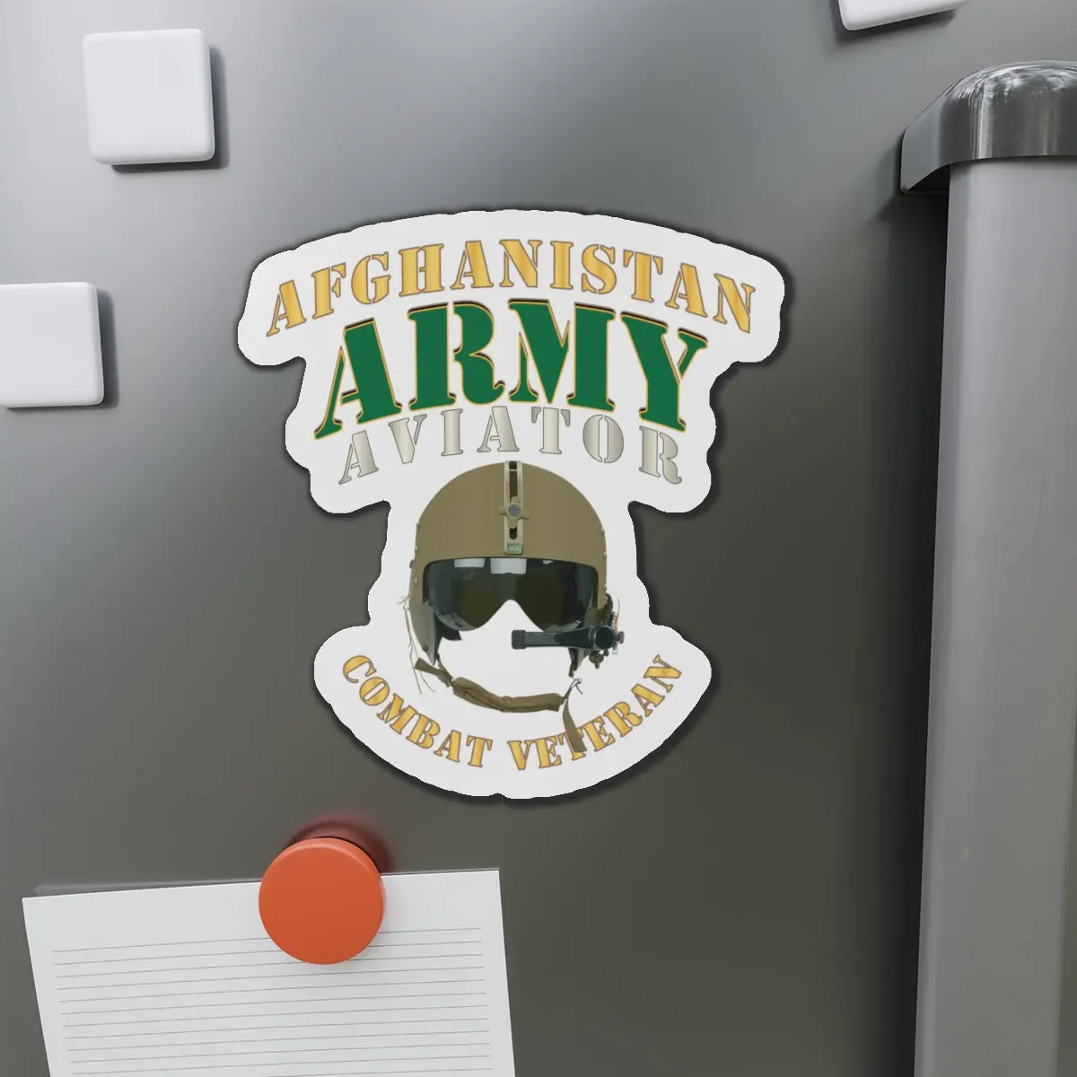 Die-Cut Magnets - Army - Army -  Aviator - Afghanistan War - Combat Vet X 300 1