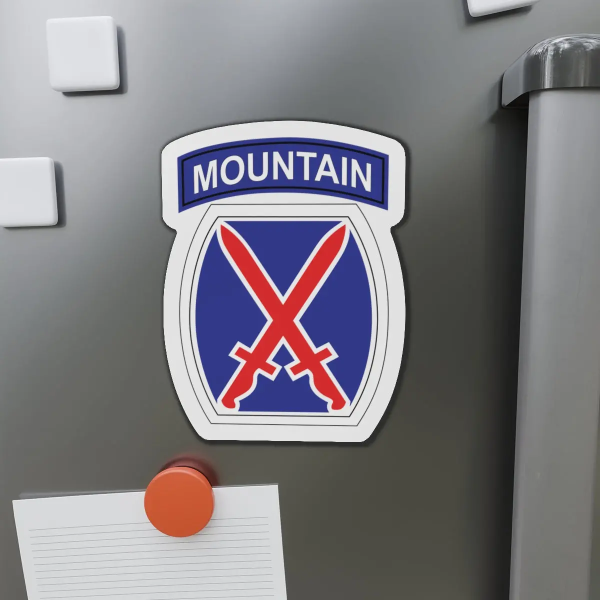 Die-Cut Magnets -Ssi - 10Th Mountain Division X 300 1