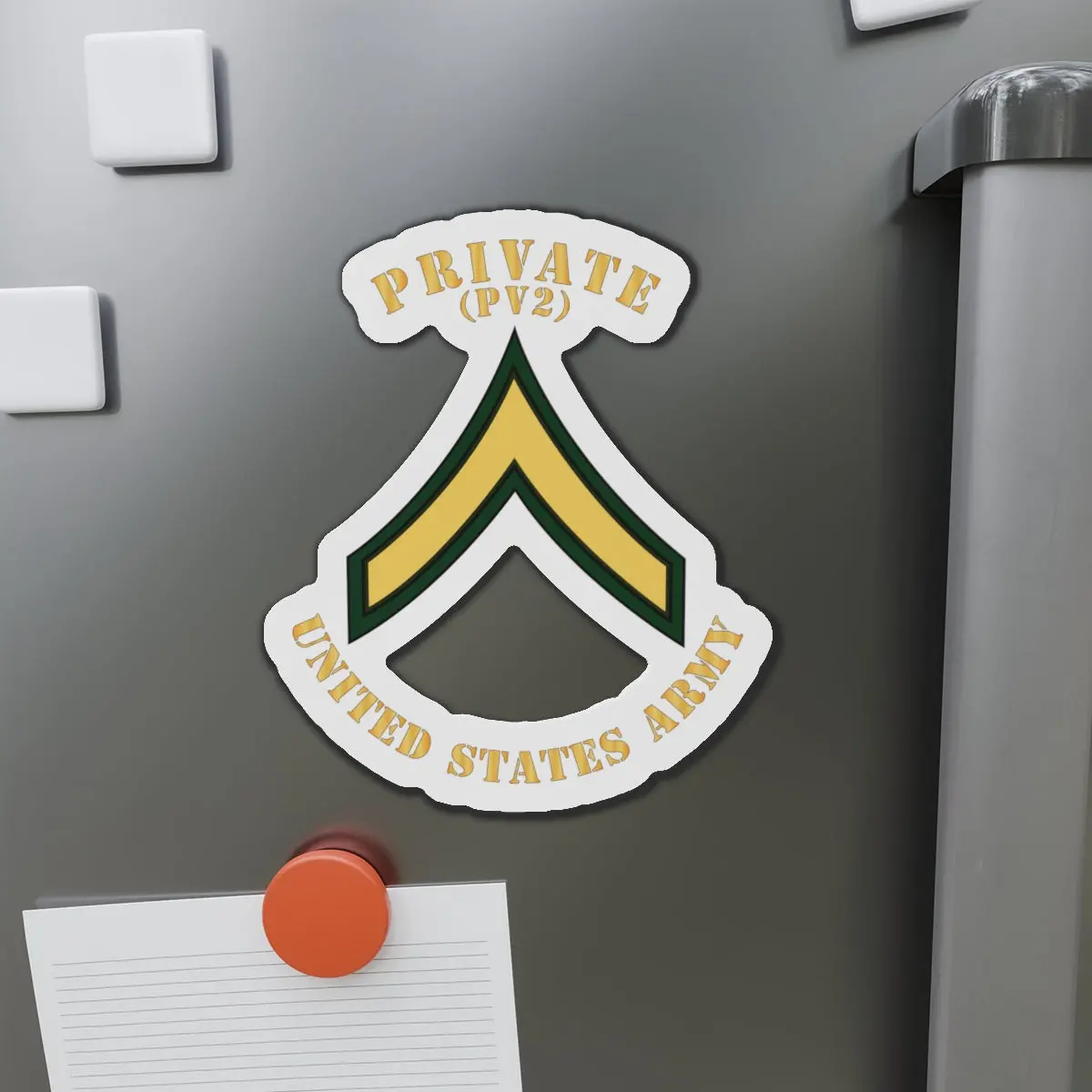 Die-Cut Magnets -Ssi -Army - Private - Pv2 - Flat X 300 1