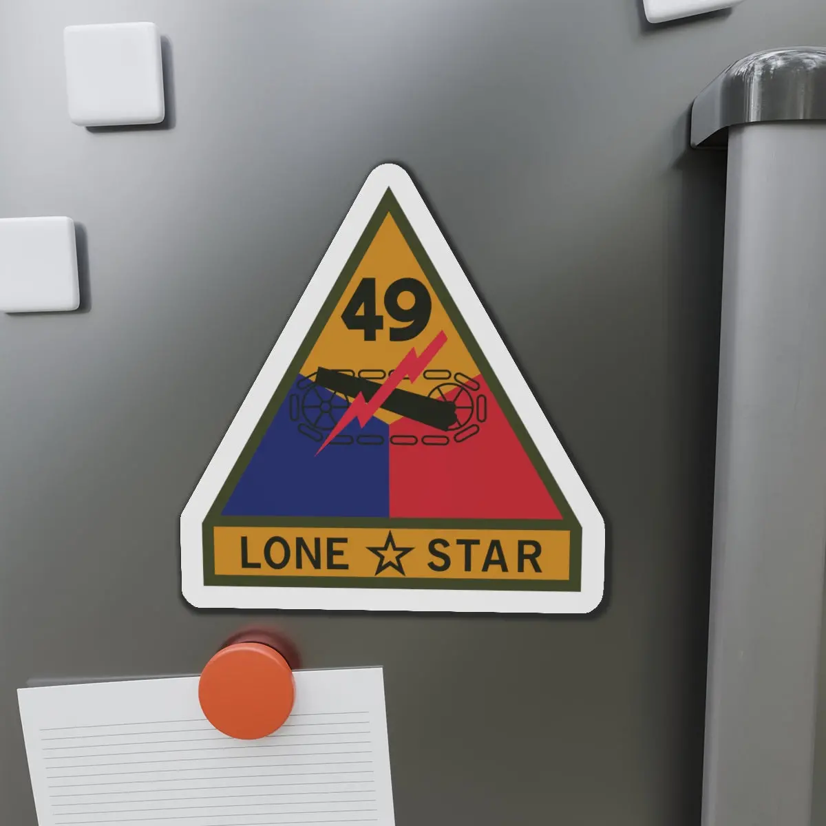 Die-Cut Magnets -Ssi - 49Th Armored Division W Name Tape X 300 1