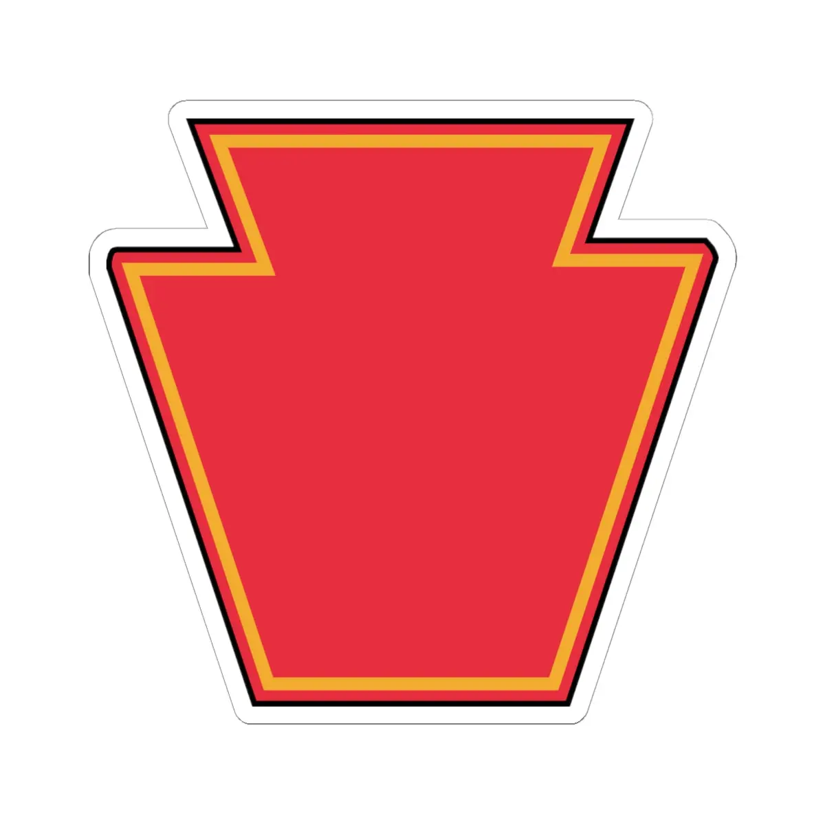 Kiss-Cut Stickers - Army - 28Th Infantry Division - Ssi Wo Txt 1