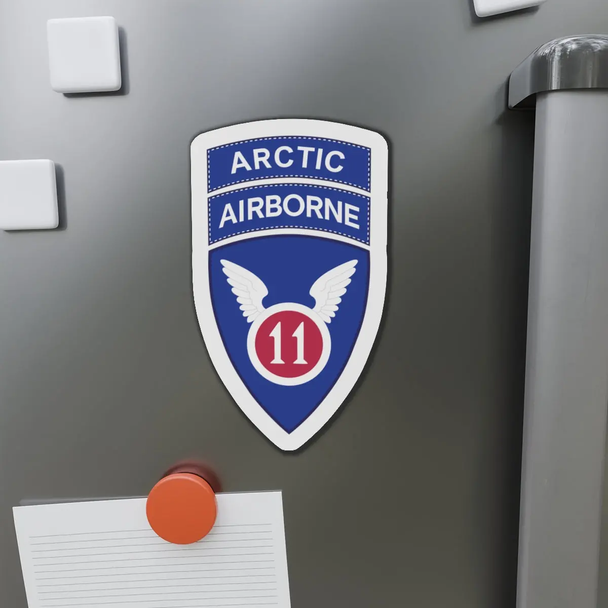Die-Cut Magnets -Ssi 11Th Airborne Division - Ssi W Arctic Tab Wo Txt X 300 1