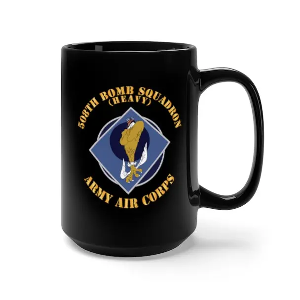 Black Mug 15Oz - Ssi - Aac - 508Th Bomb Squadron X 300 2