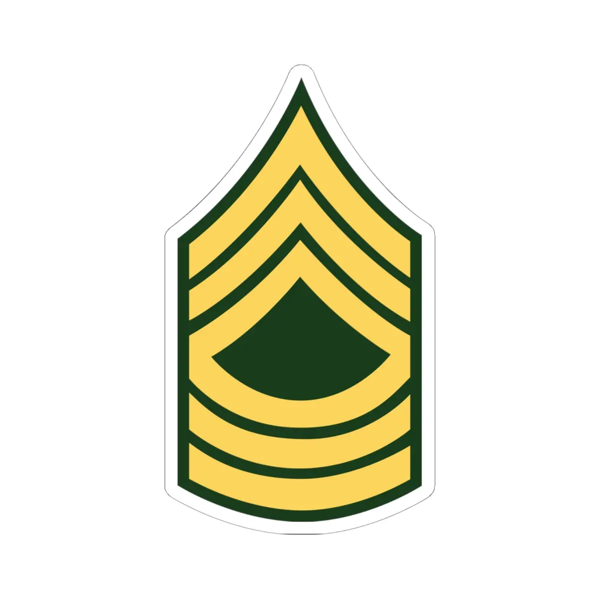 Kiss-Cut Stickers - Army - Master Sergeant E-8 (Msg) X 300 1