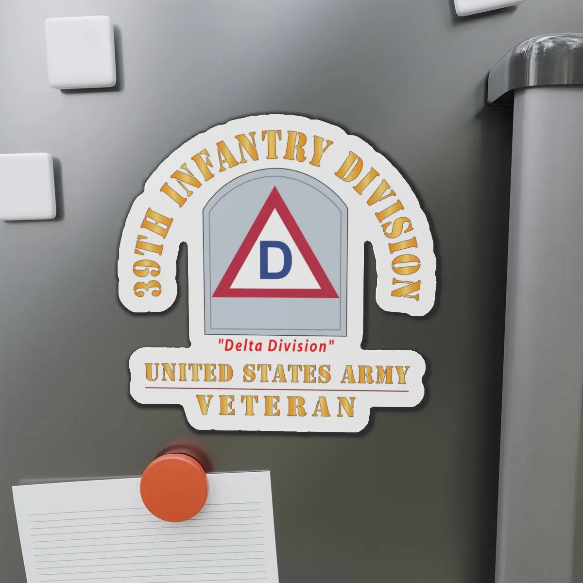 Die-Cut Magnets - Army - Ssi - 39Th Infantry Division - Delta Division - Us Army Veteran X 300 1