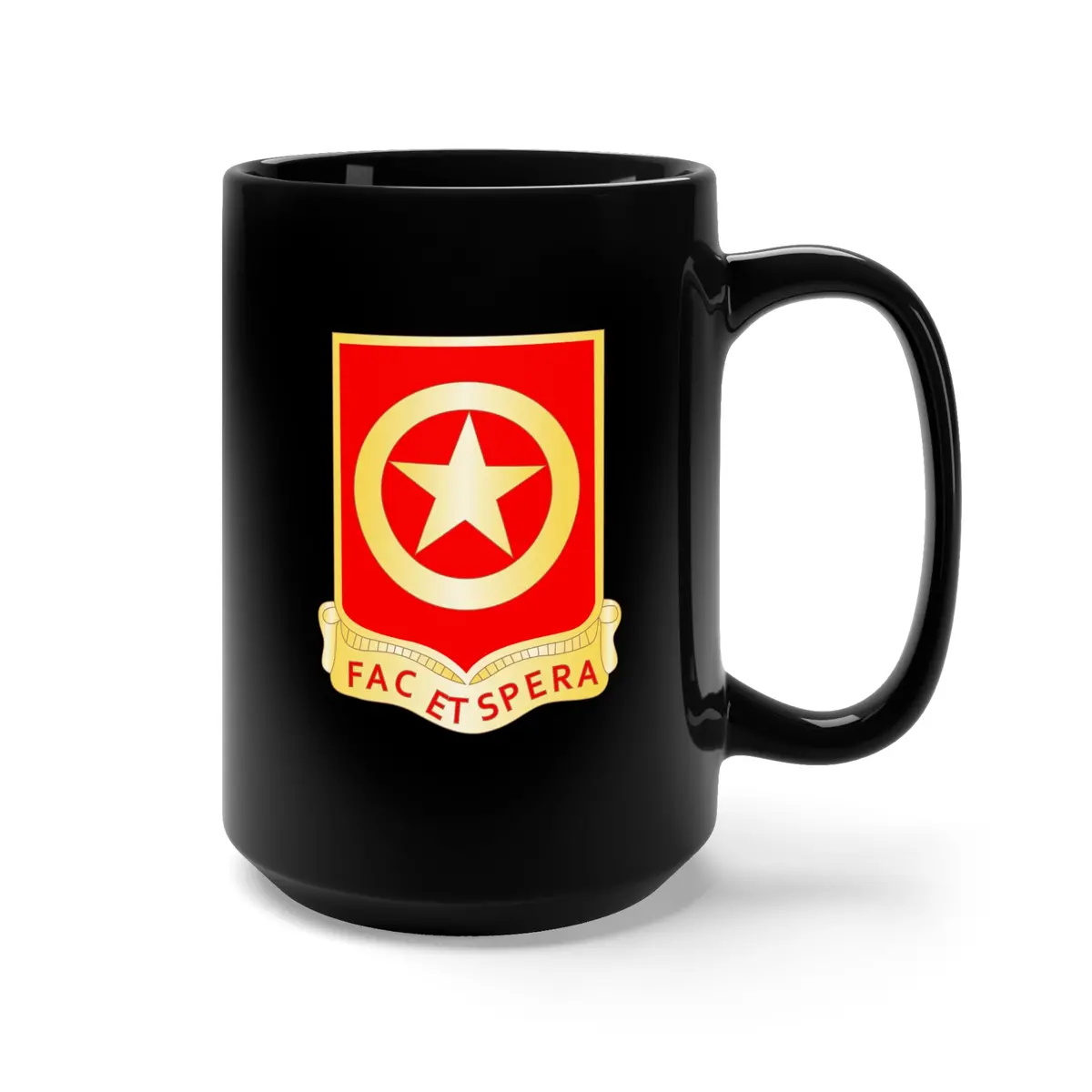 Black Mug 15Oz - Army - 48Th Field Artillery Battalion Wo Txt 2