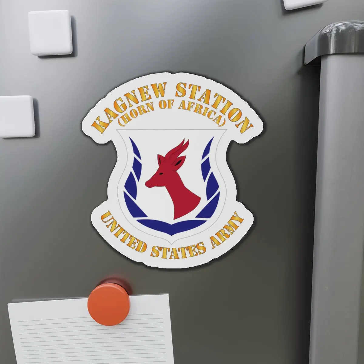Die-Cut Magnets - Army - Kagnew Station - Horn Of Africa 1