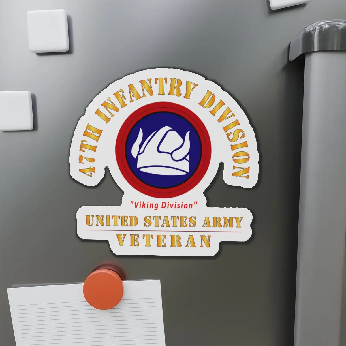 Die-Cut Magnets - Army - Ssi - 47Th Infantry Division -Viking Division - Us Army Veteran X 300 1