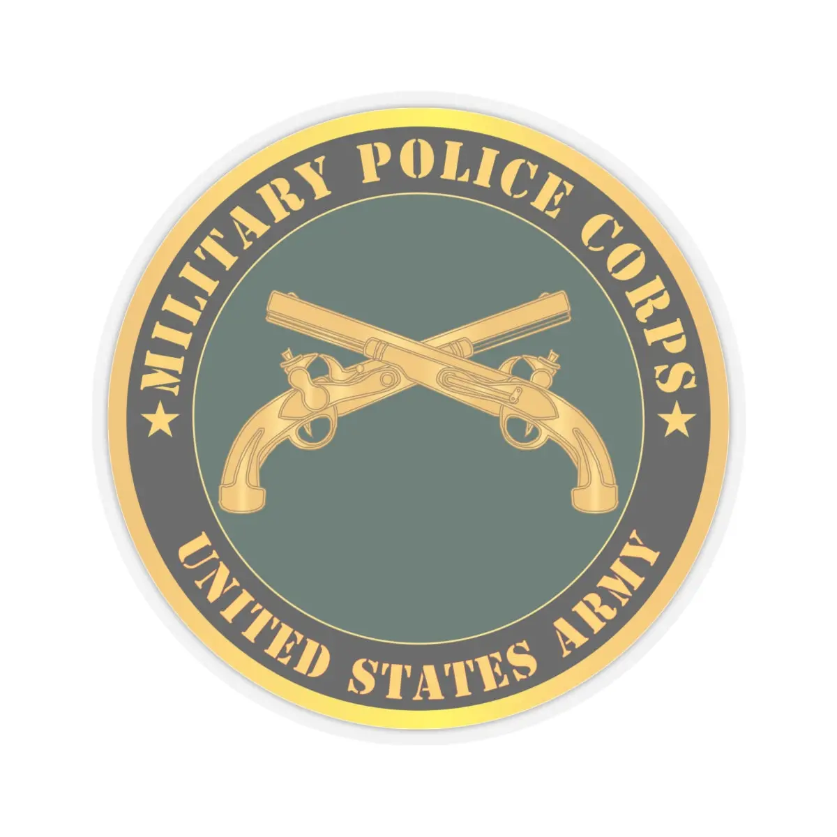 Kiss - Cut Stickers - Army - Military Police - Branch - United States Army X 300 2