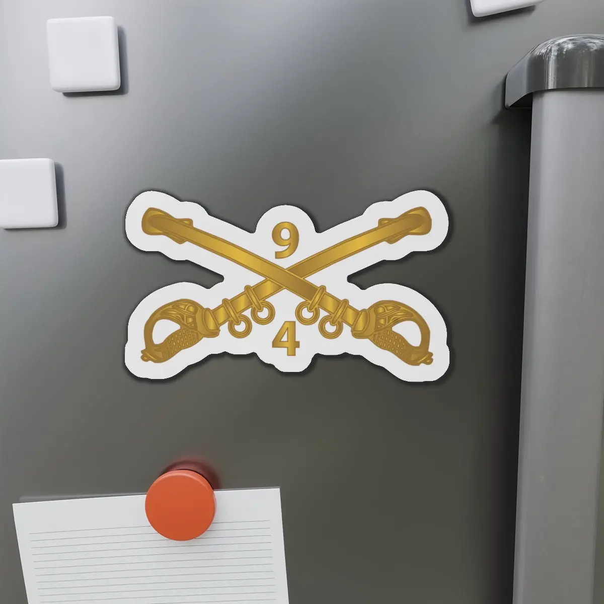 Die-Cut Magnets -Ssi - Army - 3Rd Bn 33Rd Armor Branch W 33Rd Armor Pickles Dui - Men Of War W Fire - Shirt X 30 (Copy) 1