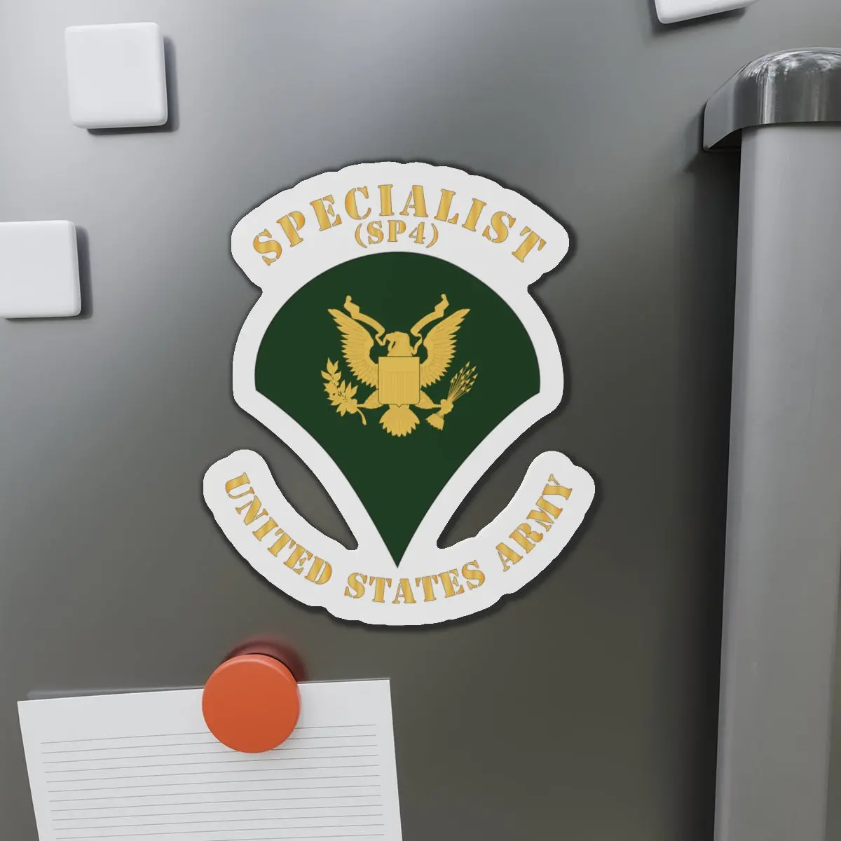 Die-Cut Magnets -Ssi -Army - Specialist - Sp4 - Flat X 300 1