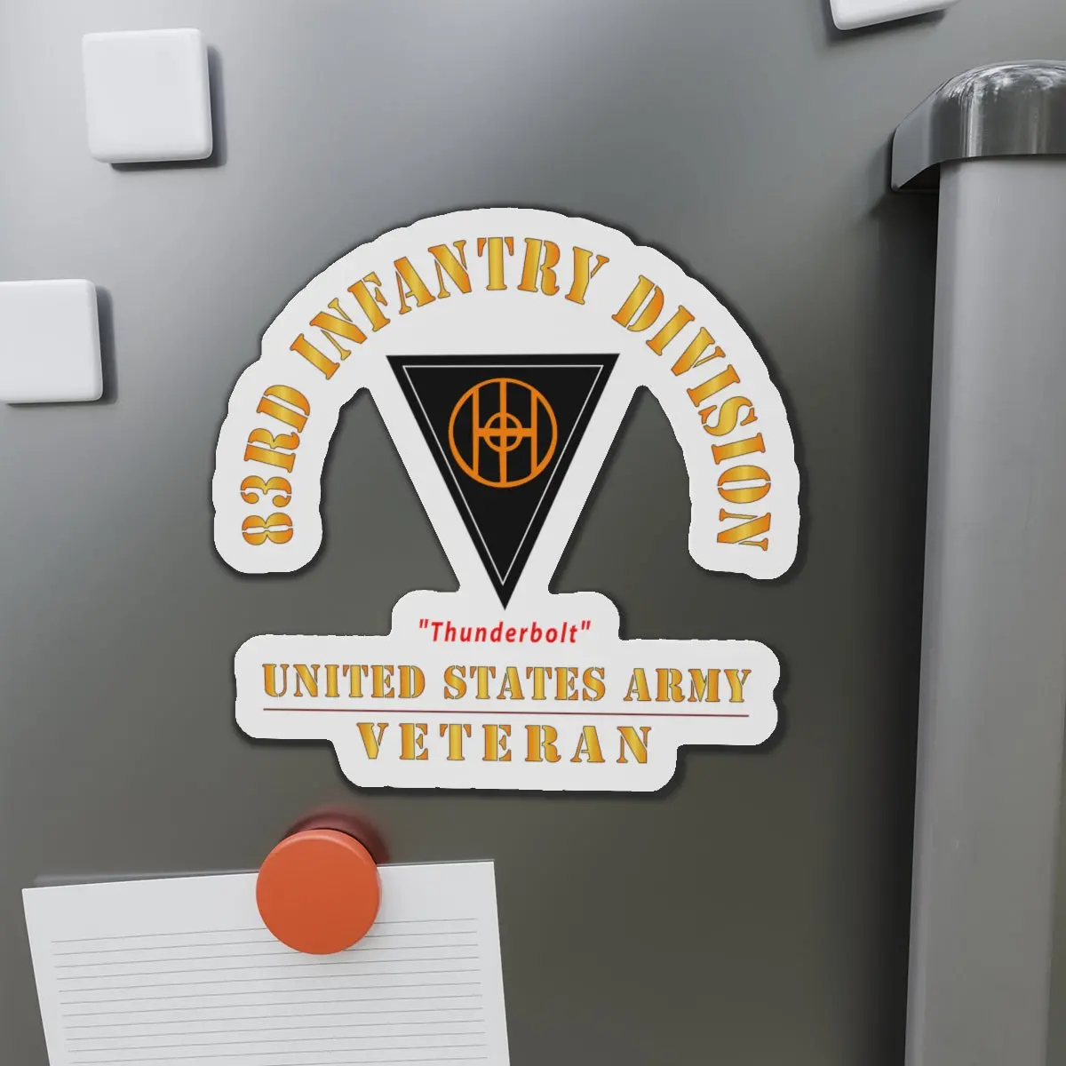 Die-Cut Magnets - Army - Ssi - 83Rd Infantry Division - Thunderbolt - Us Army Veteran X 300 1