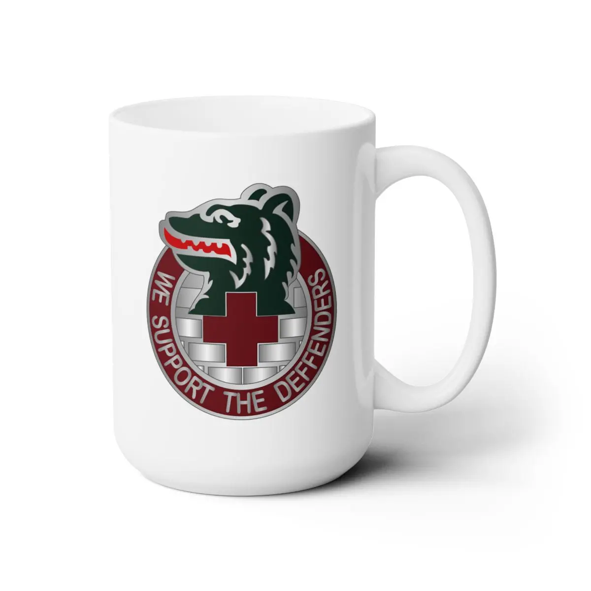 White Ceramic Mug 15Oz - Army - 279Th Station Hospital - Dui Wo Txt X300 2