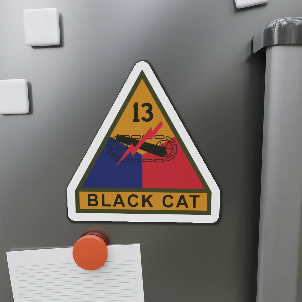 Die-Cut Magnets -Ssi - 13Th Armored Division W Name Tape X 300 1