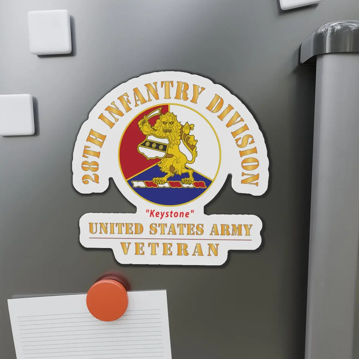 Die-Cut Magnets - Army - Dui - 28Th Infantry Division - Keystone - Us Army Veteran X 300 1