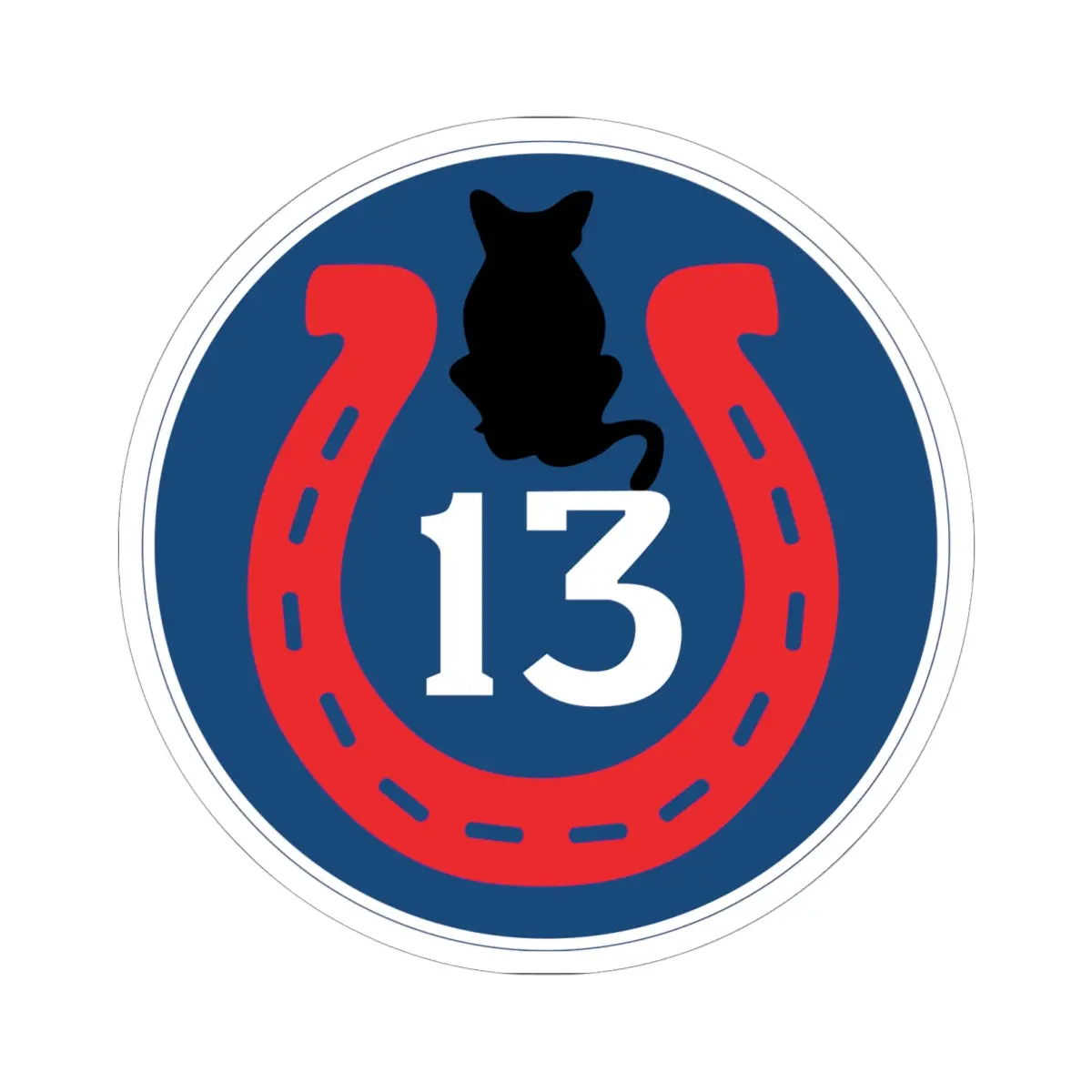 Kiss-Cut Stickers - Ssi - 13Th Infantry Division - Cat X 300 1