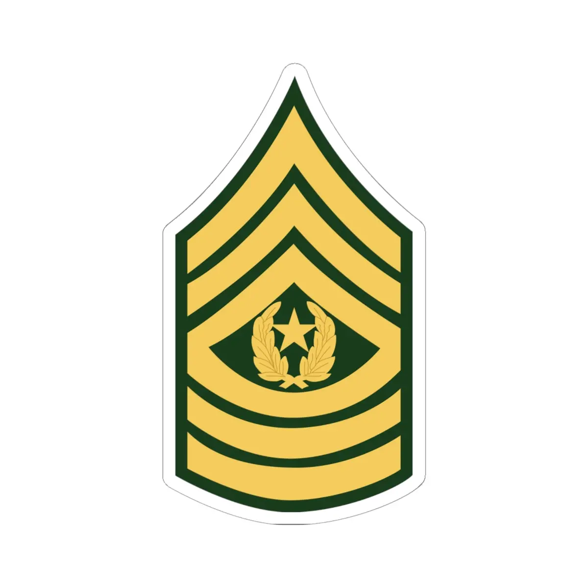 Kiss-Cut Stickers - Army - Command Sgt Major E-9 (Csm) X 300 1