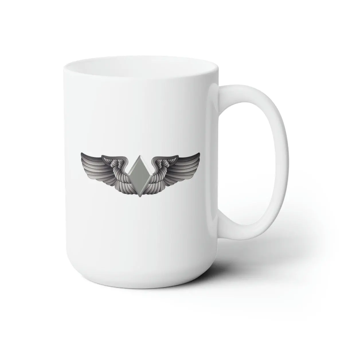 White Ceramic Mug 15Oz - Aac - Wasp Wing Wo Txt 2