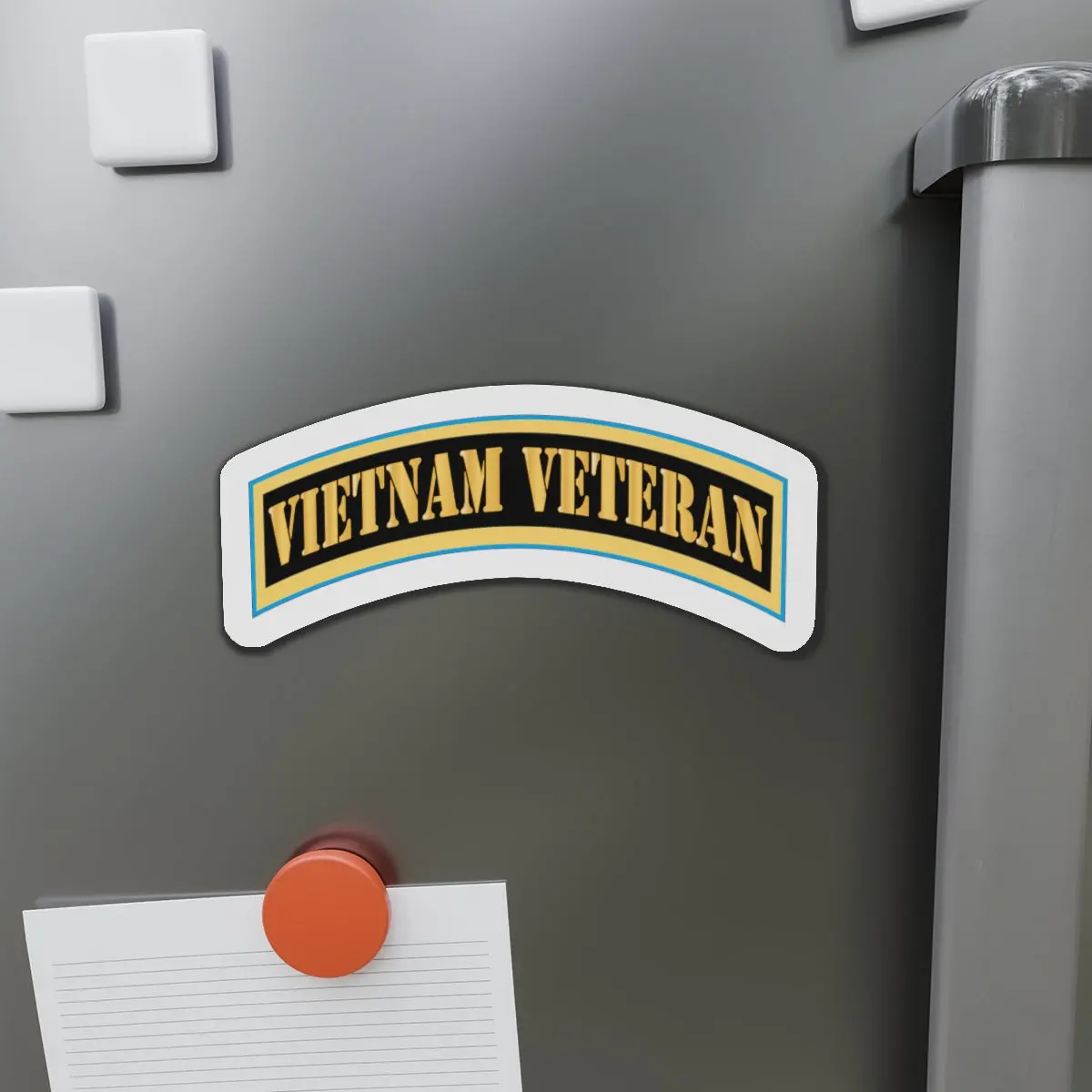 Die-Cut Magnets - Army - Vietnam Veteran Tab - Gold - Infantry X 300 1