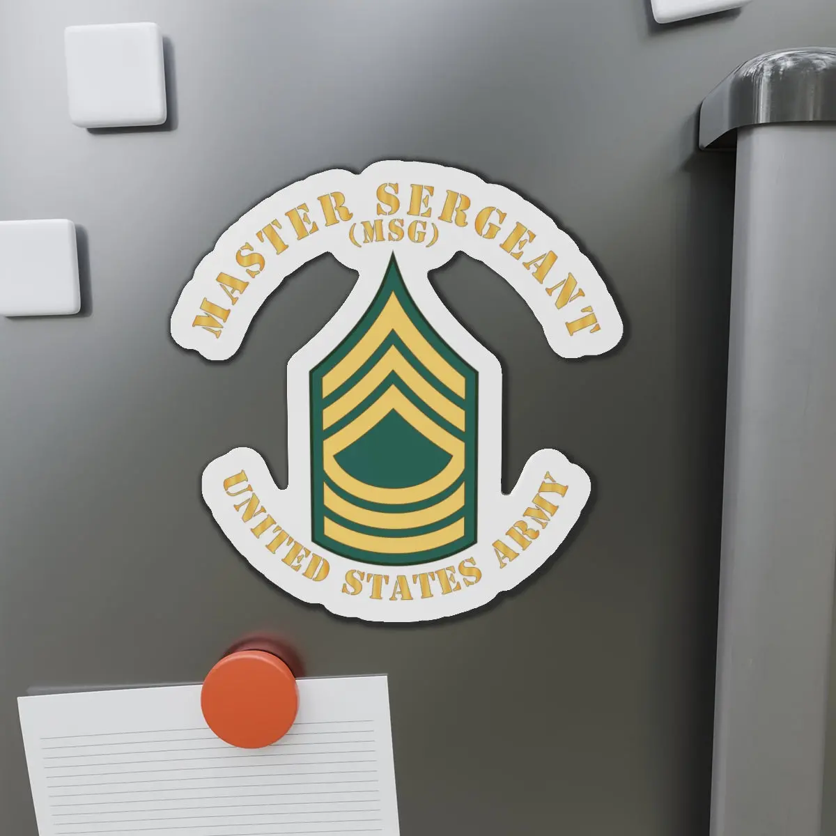 Die-Cut Magnets -Ssi -Army - Master Sergeant - Msg - Flat X 300 1