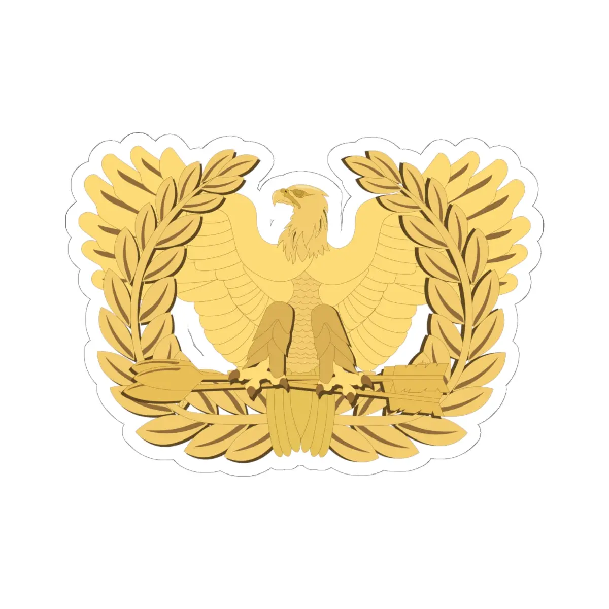 Kiss-Cut Stickers - Army - Emblem - Warrant Officer Insignia Wo Txt X 300 1