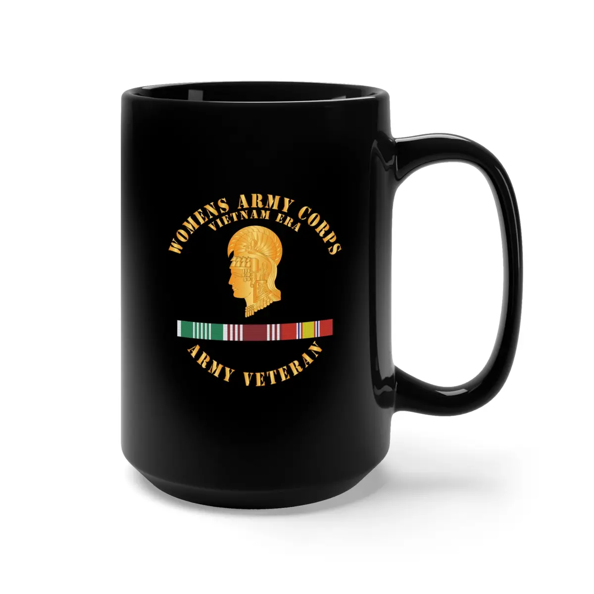 Black Mug 15Oz - Army - Womens Army Corps Vietnam Era - W Arcom - Gcmdl- Ndsm X 300 2