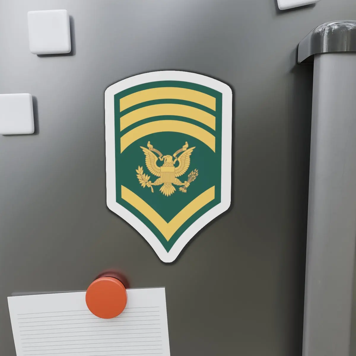 Die-Cut Magnets - Army - Enlisted - Spec 8 - Specialist 8  - Std Wo Txt X 300 1