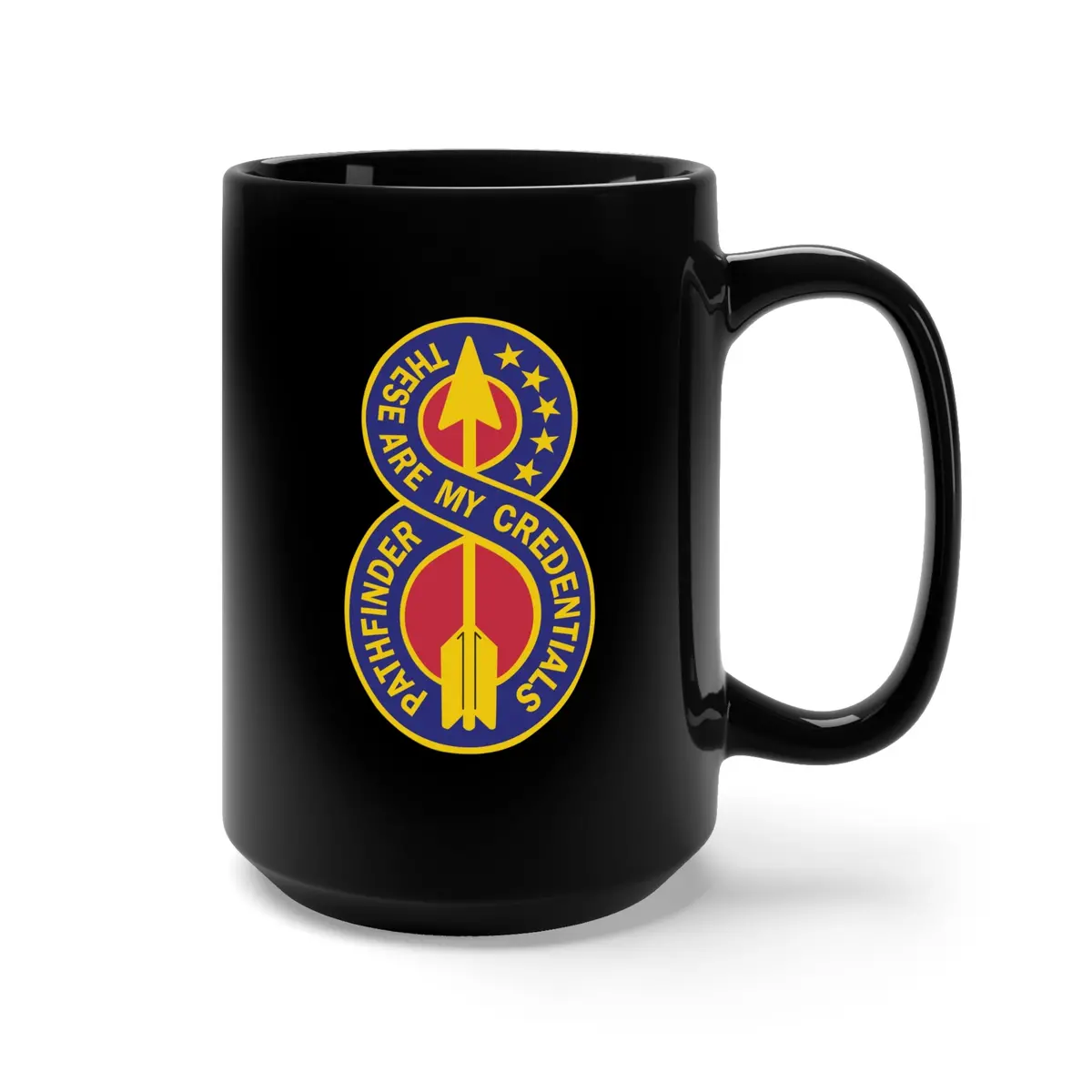 Black Mug 15Oz - Dui - 7Th Infantry Division X 300 2