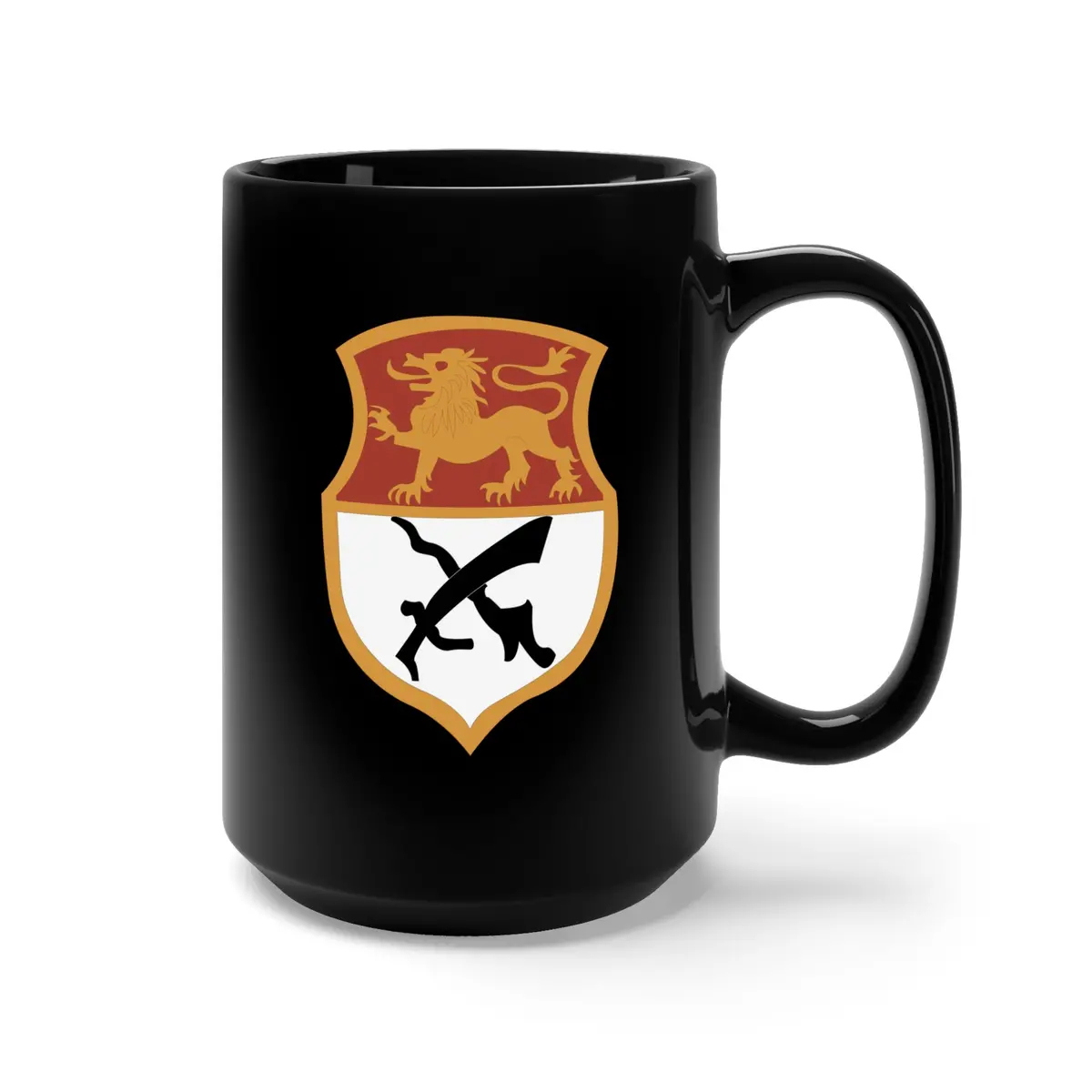 Black Mug 15Oz - Ssi - 15Th Cavalry Division X 300 2