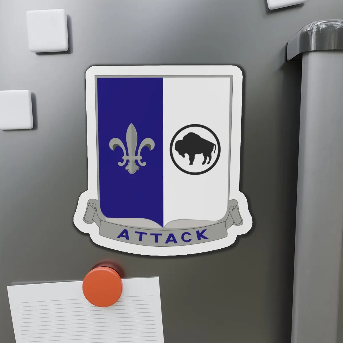 Die-Cut Magnets - Army - 371St Infantry Regiment - Dui (V0) Wo Txt 1