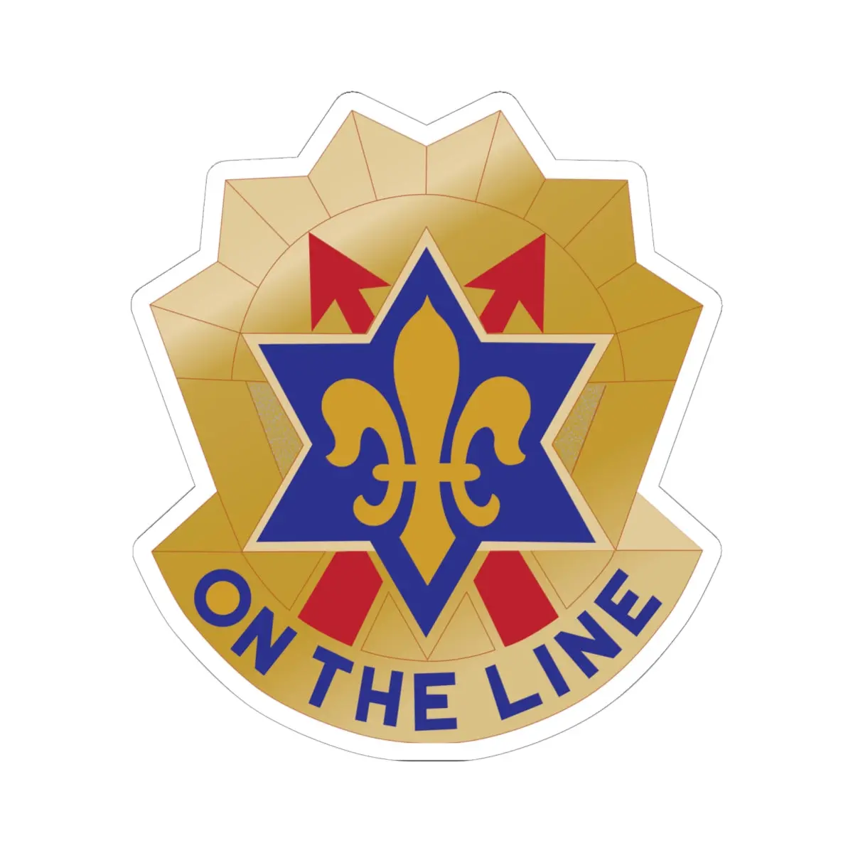 Kiss-Cut Stickers - Dui - 6Th Infantry Division X 300 1