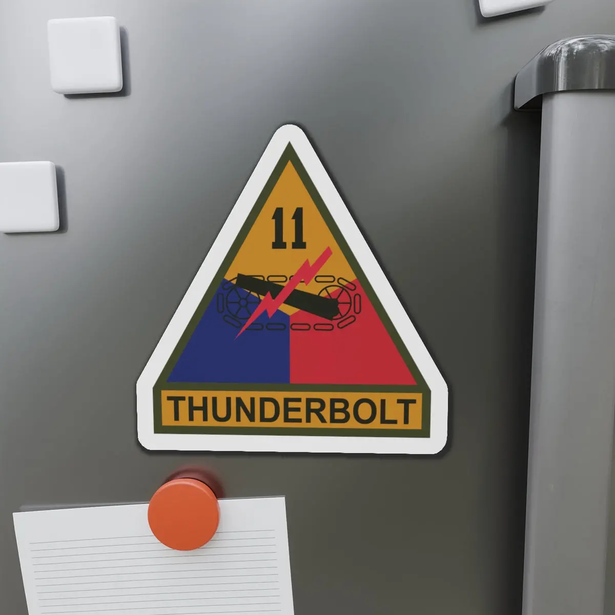 Die-Cut Magnets -Ssi - 11Th Armored Division W Name Tape X 300 1