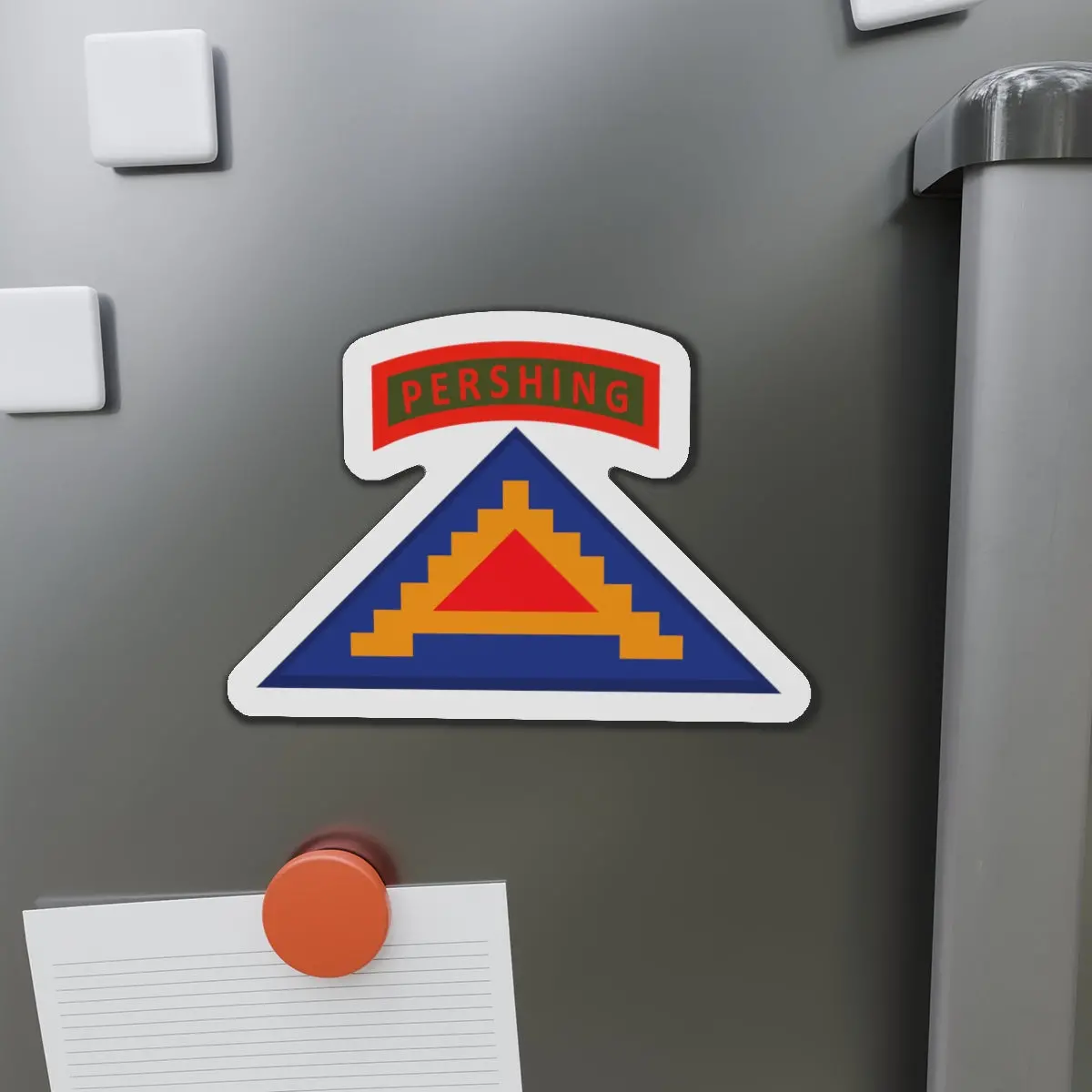 Die-Cut Magnets - Army - 56Th Artillery Brigade - 7Th Army W Pershing Tab Wo Txt 1