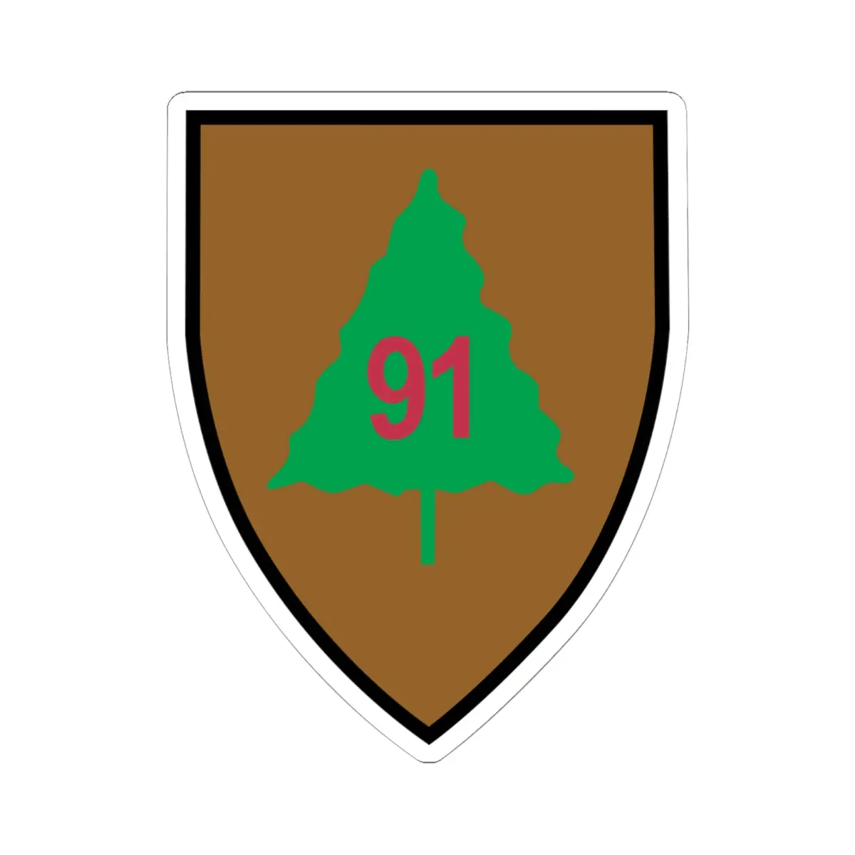 Kiss-Cut Stickers - Ssi - 91St Infantry Division X 300 1