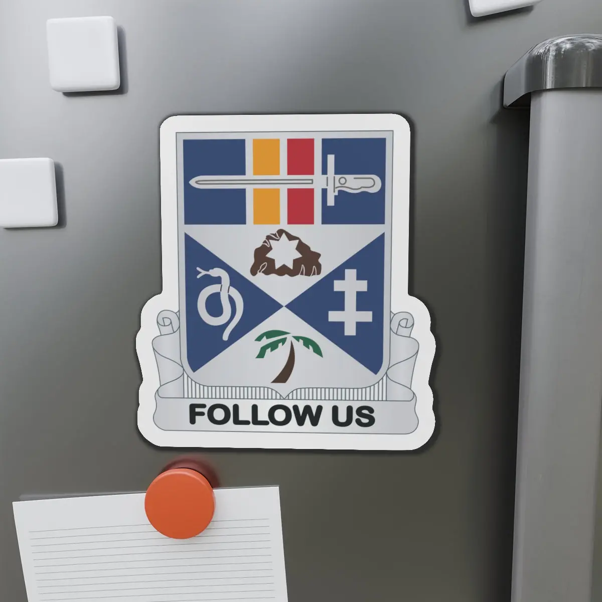 Die-Cut Magnets - 293Rd Infantry Regiment - Dui Wo Txt 1
