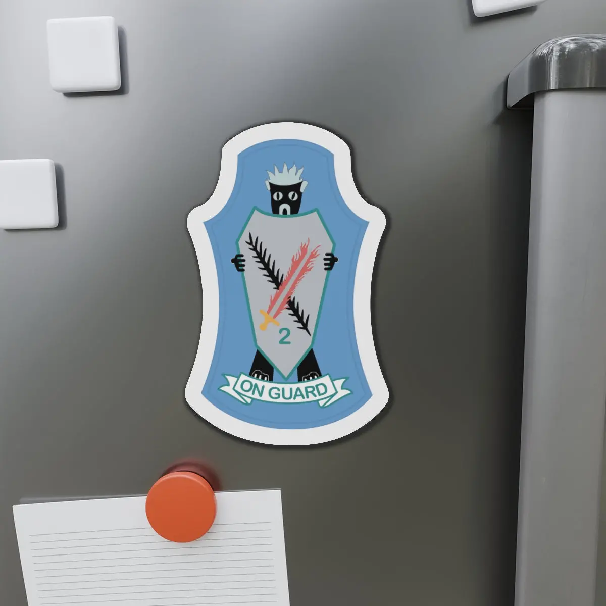 Die-Cut Magnets -Ssi - 2Nd Battlegroup - 6Th Infantry Regt - Berlin Bde Wo Txt X 300 1