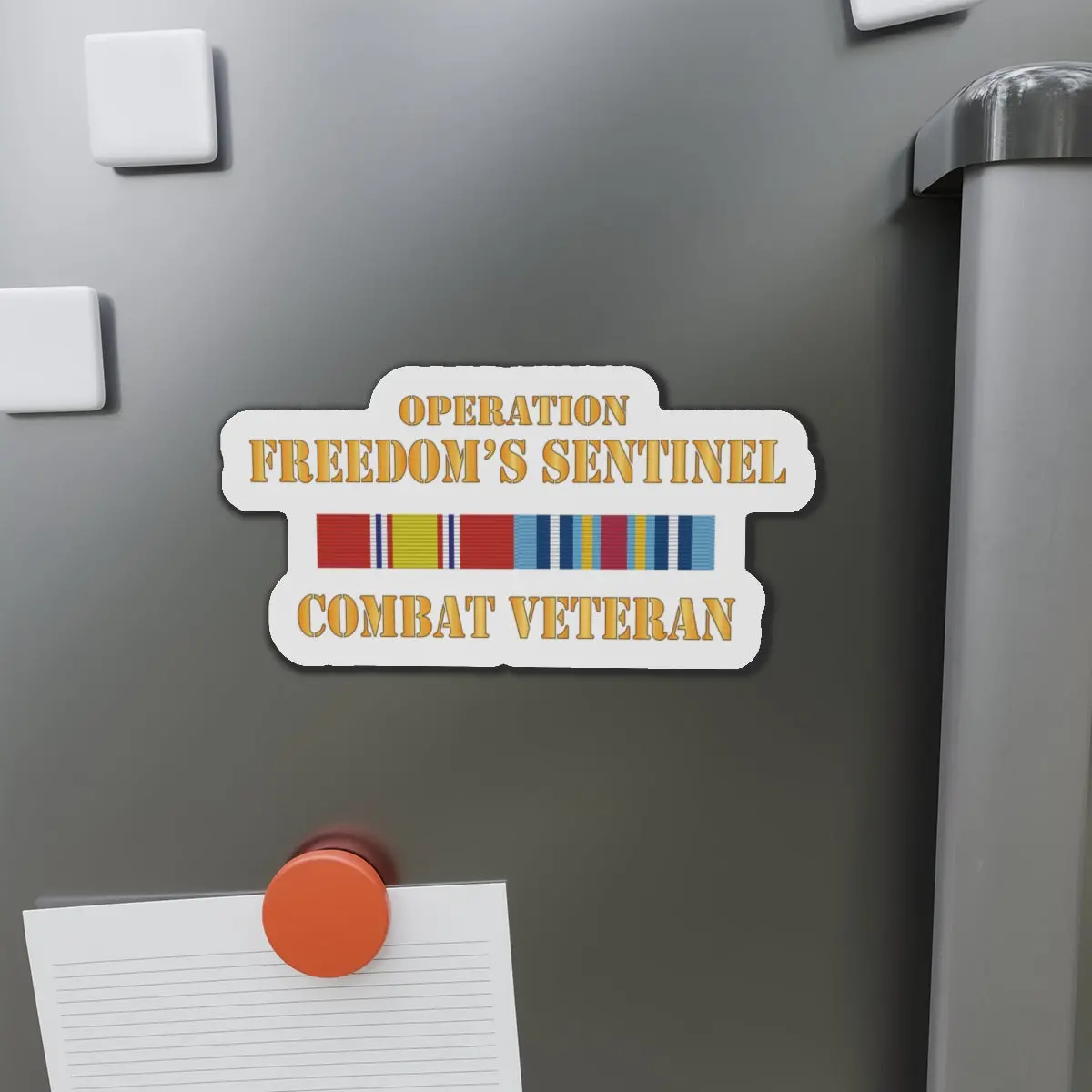 Die-Cut Magnets - Operation Freedom's Sentinel (Ofs) Svc Bar 1