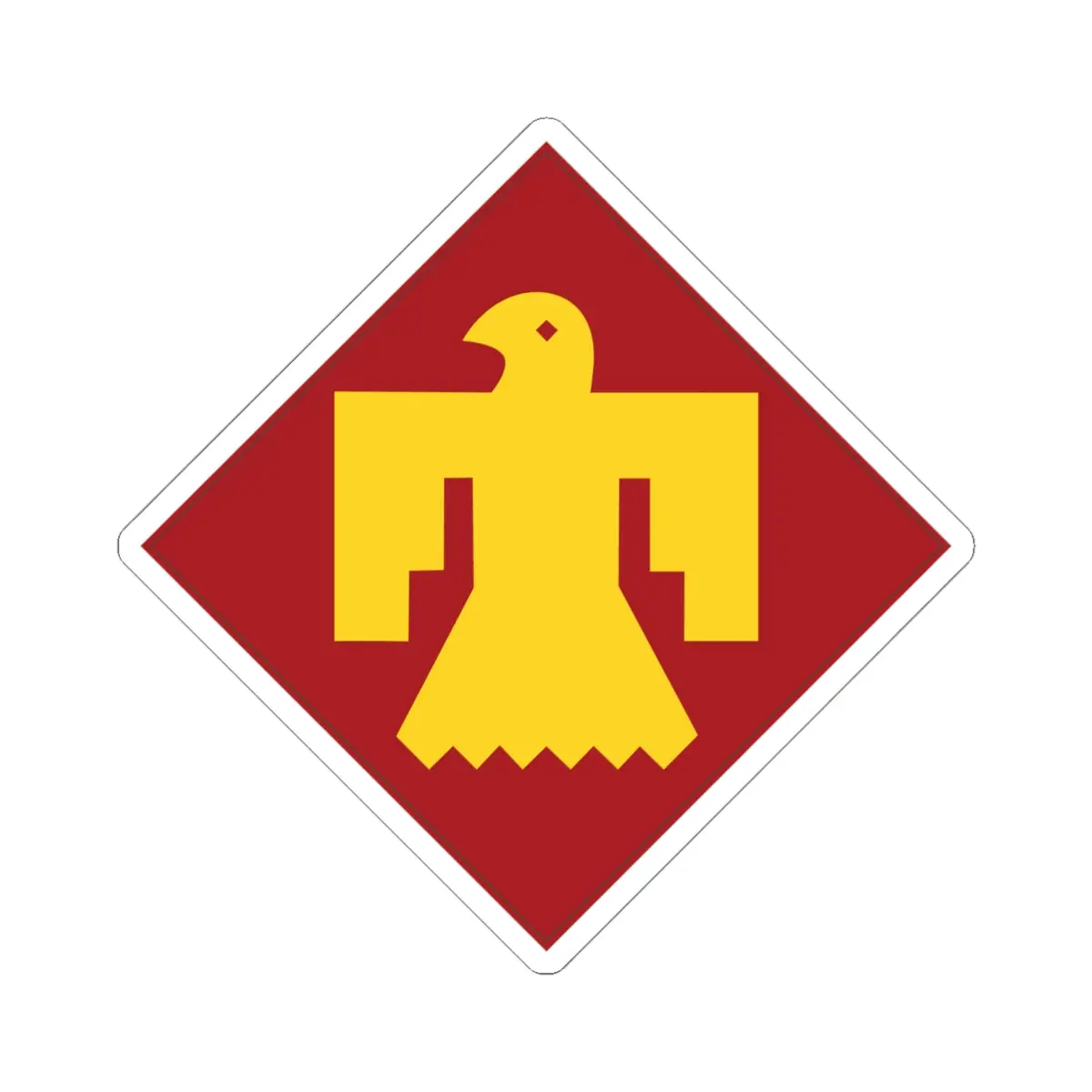 Kiss-Cut Stickers - Ssi - 45Th Infantry Division X 300 1