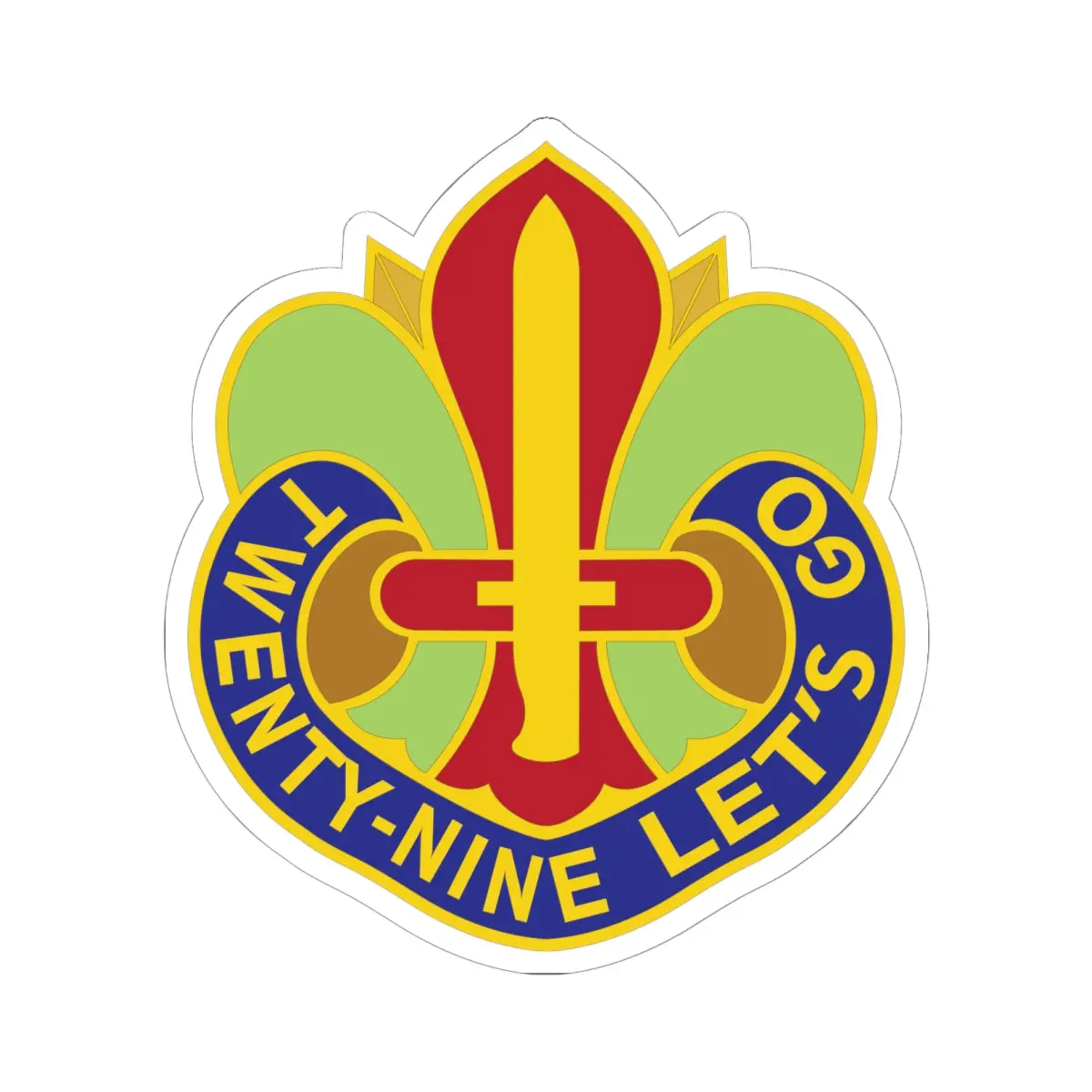 Kiss-Cut Stickers - Dui - 29Th Infantry Division X 300 1