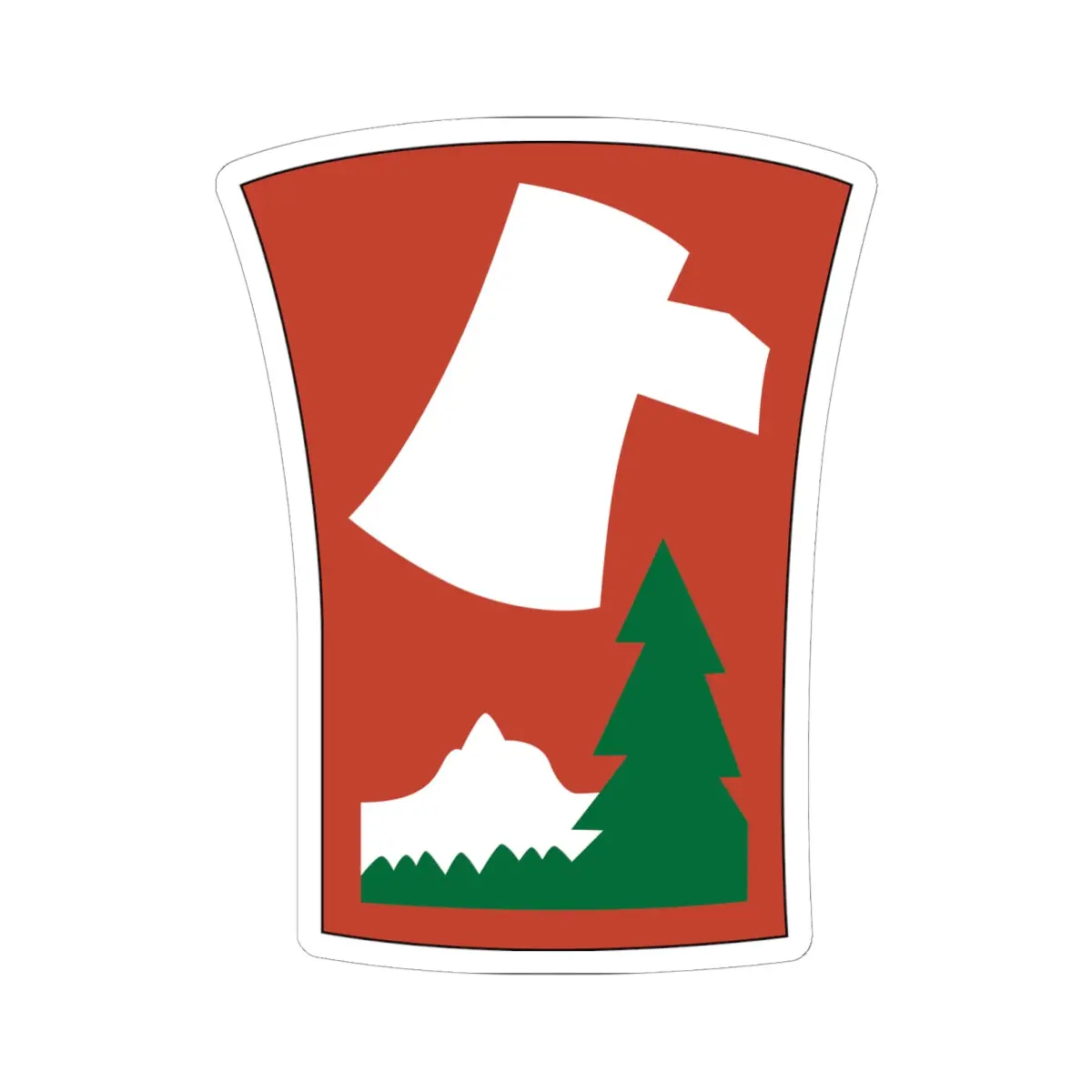 Kiss-Cut Stickers - Ssi - 70Th Infantry Division X 300 1