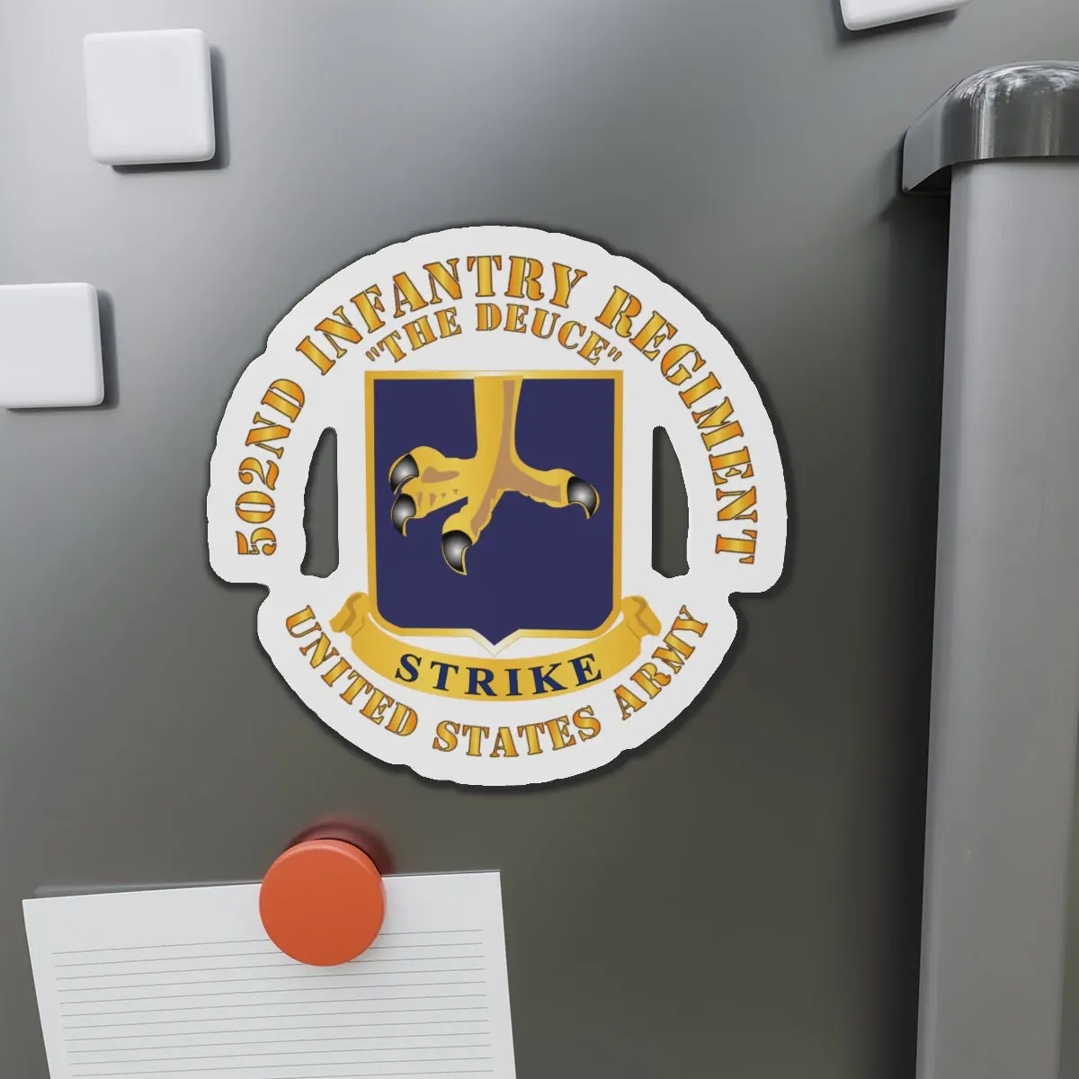 Die-Cut Magnets - 502Nd Infantry Regt - Dui - The Deuce 1