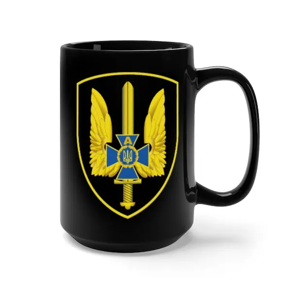 Black Mug 15Oz - Ukraine - Alpha Group - Ukrainian Spetsnaz Wo Txt  X 300 1
