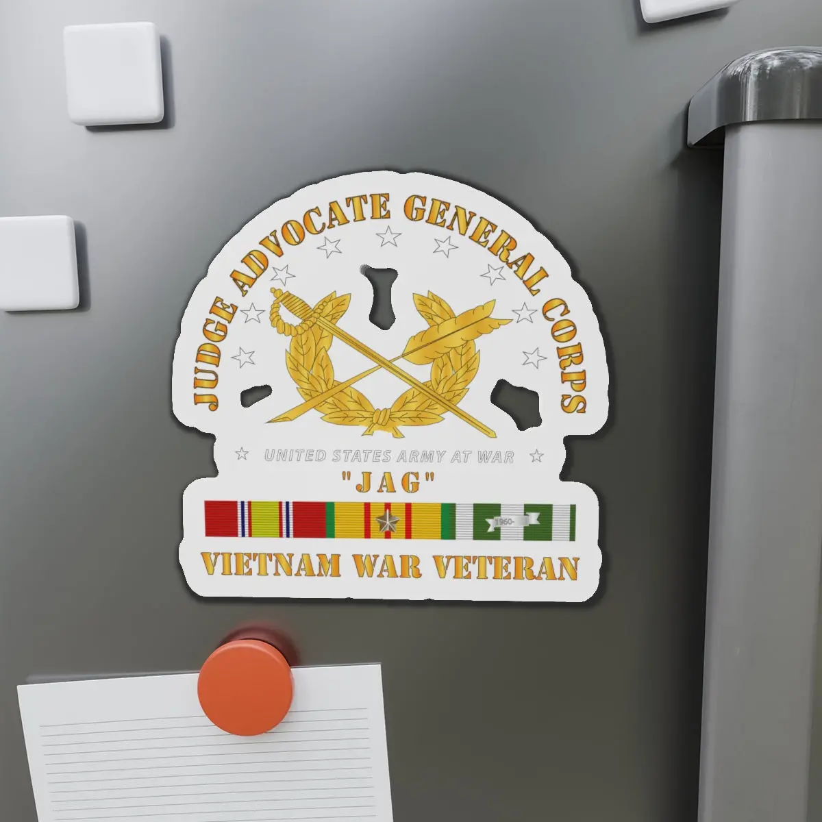 Die-Cut Magnets - Jag Branch W Vn Svc 1