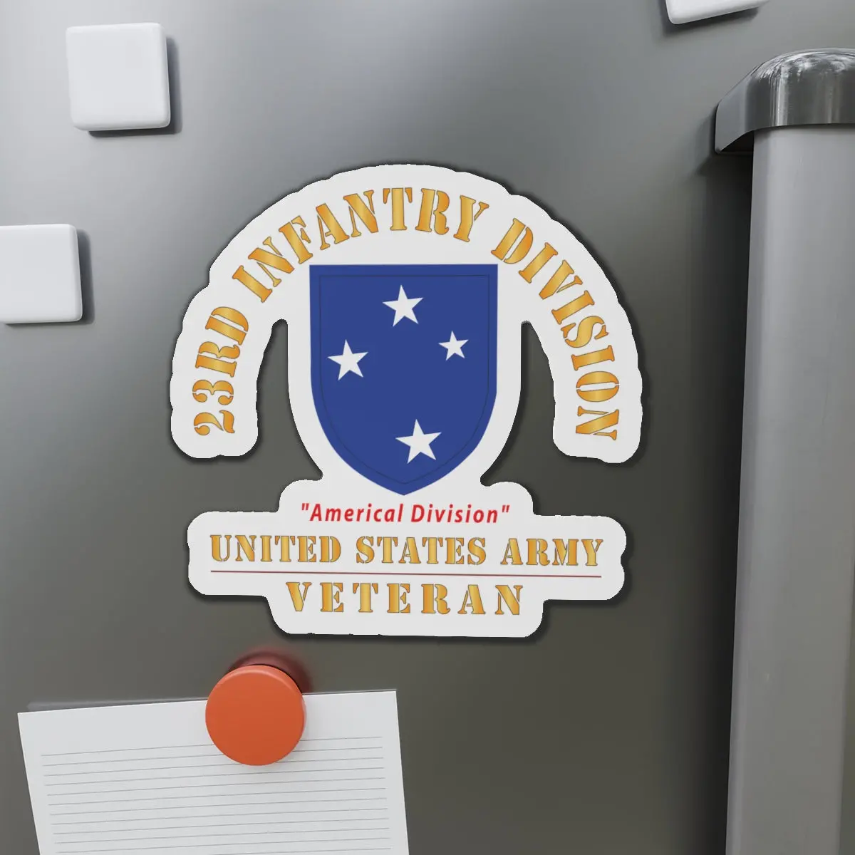 Die-Cut Magnets - Army - Ssi - 23Rd Infantry Division  - Americal Division - Us Army Veteran X 300 1
